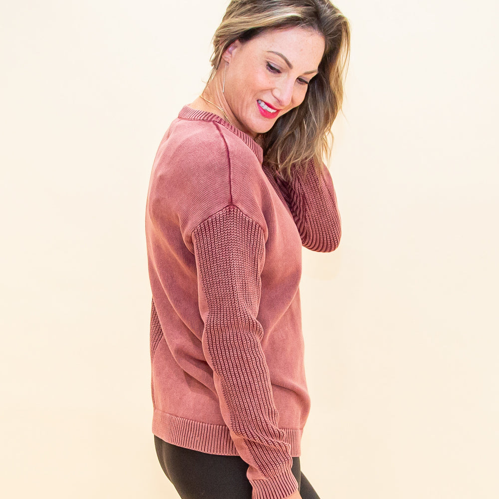 Everyday Wonder Sweater in Wine (8327195164923)