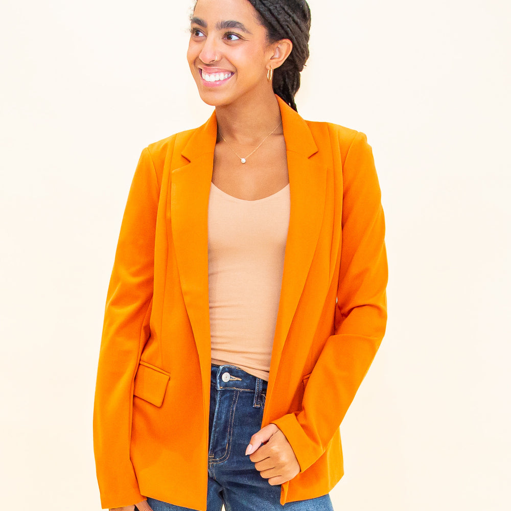 
                      
                        Star Of The Show Blazer in Mustard (8775055376635)
                      
                    