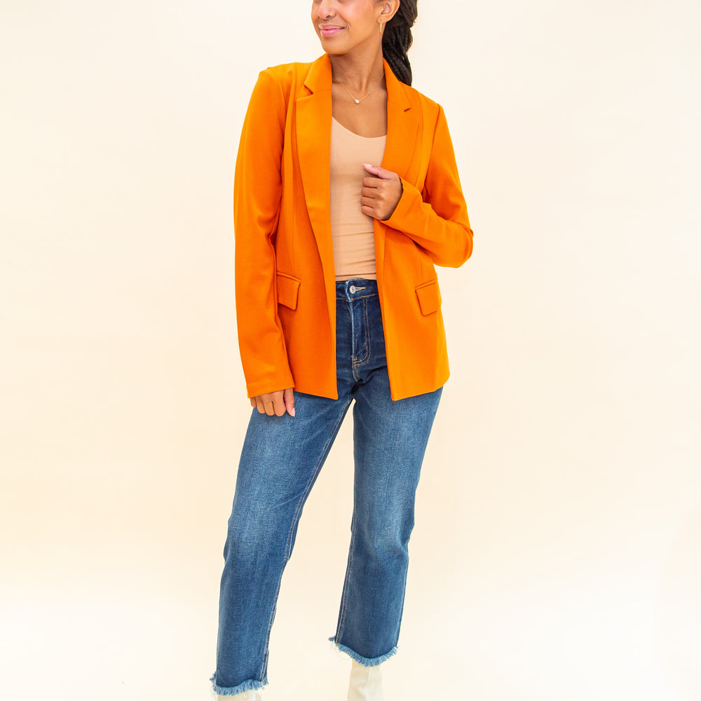 
                      
                        Star Of The Show Blazer in Mustard (8775055376635)
                      
                    