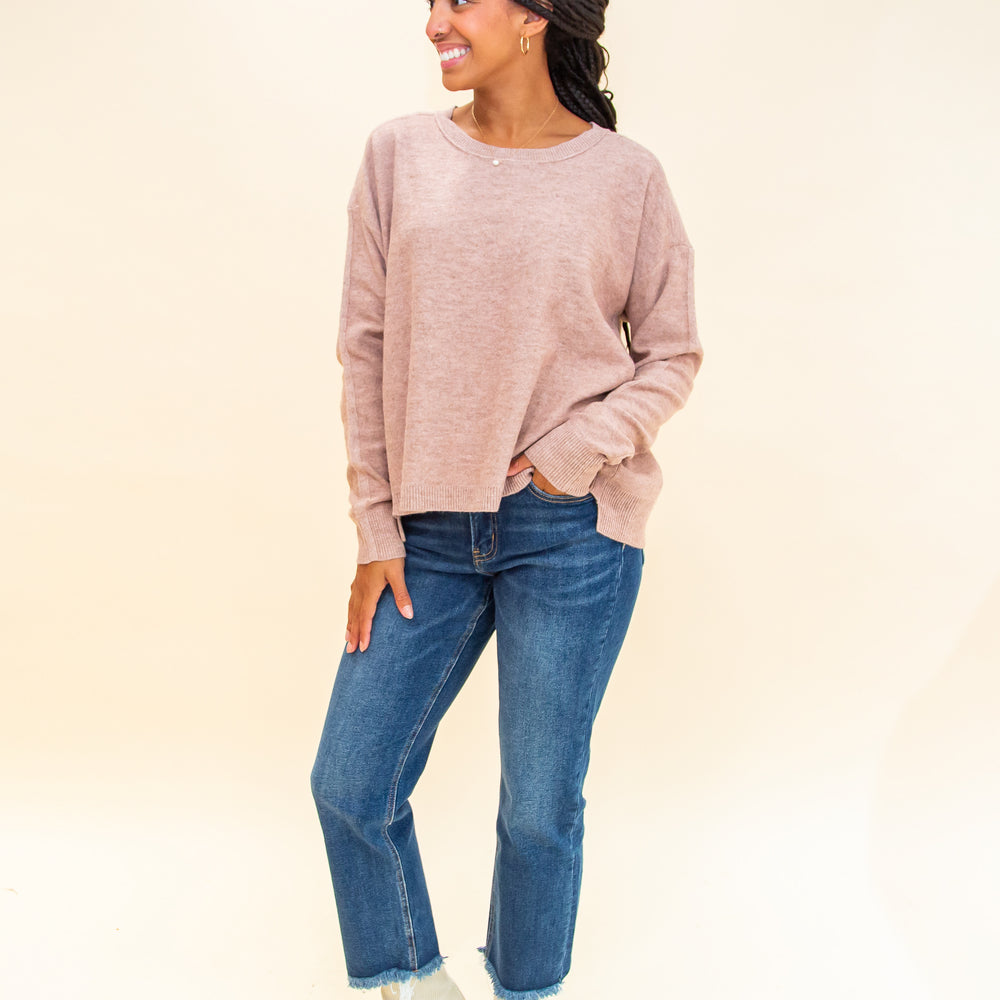 
                  
                    You're Blushing Sweater in Dusty Rose (8768868319483)
                  
                