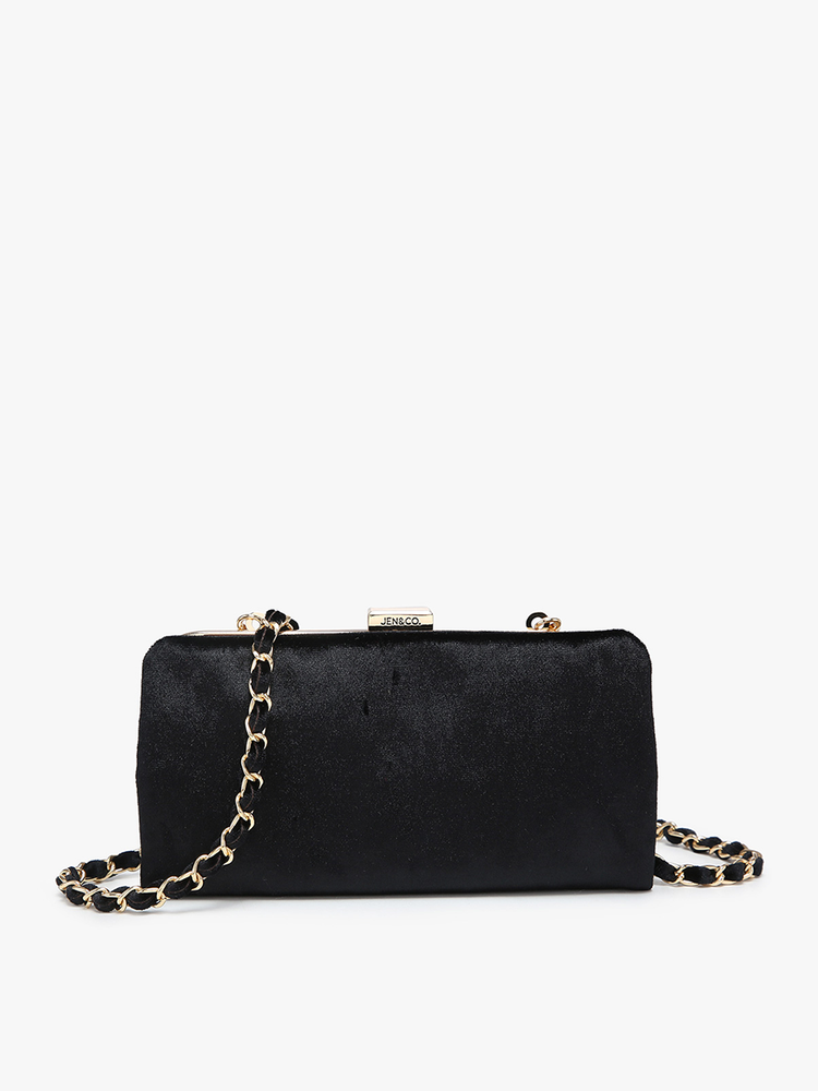 
                  
                    WL2339V Sue Velvet Wallet Pouch Crossbody: Black (8894441816315)
                  
                