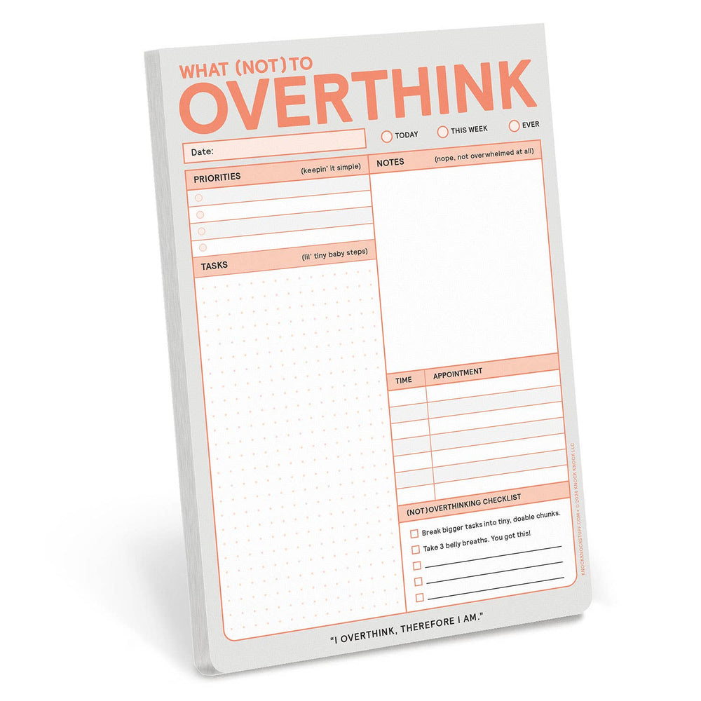 What (Not) to Overthink Pad (Pastel Version) (8907323212027)