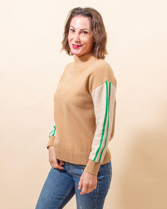 Warming Up To It Sweater in Beige (8157346267387)