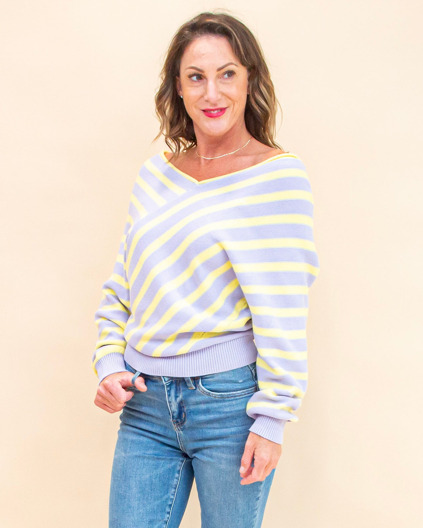 Color Me Sweet Sweater in Lavender (9060136878331)