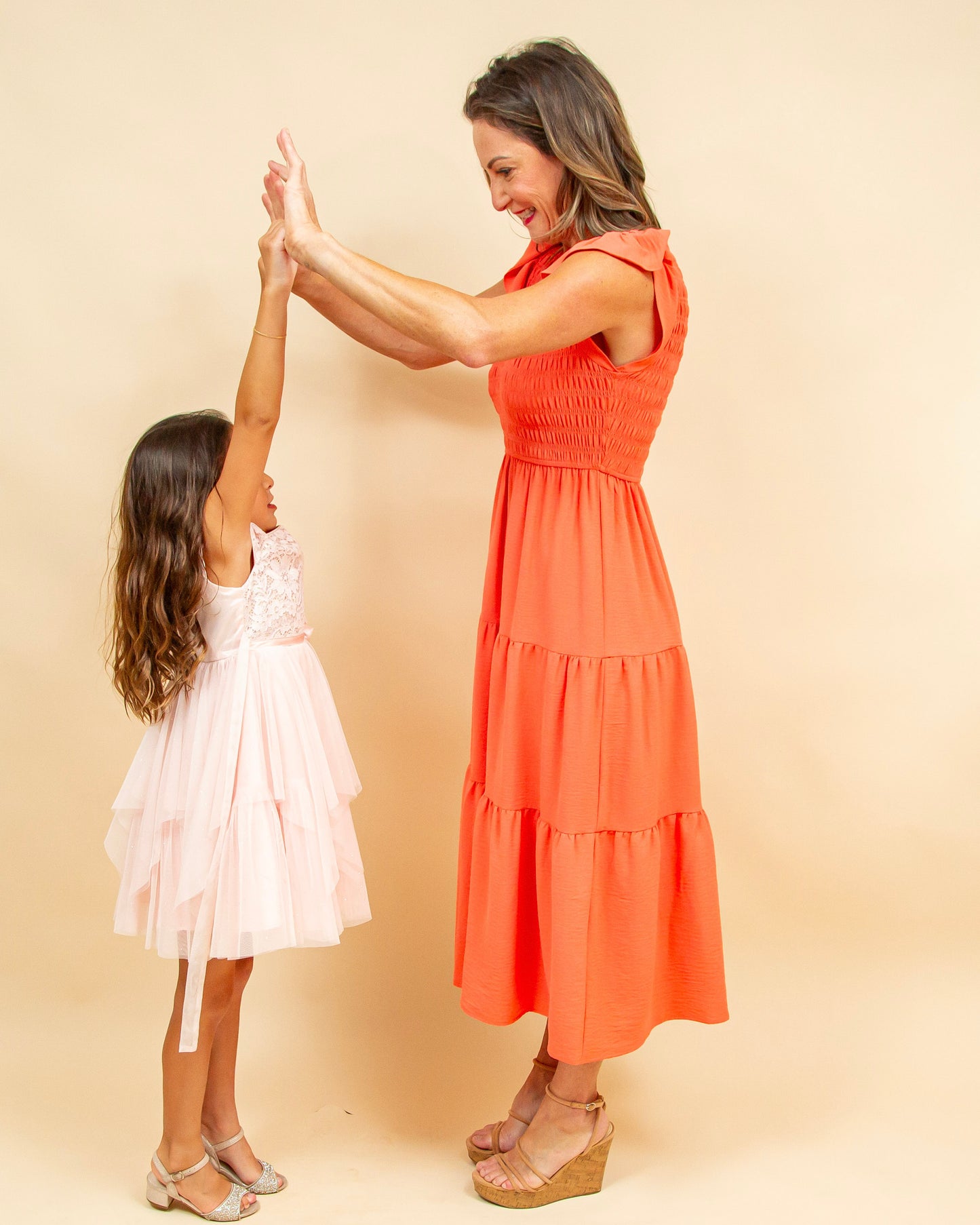Drifting to You Dress in Coral (8955549286651)