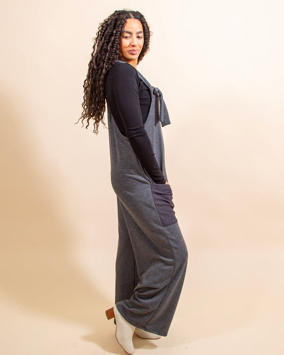 Higher & Higher Jumpsuit in Charcoal (8158133911803)
