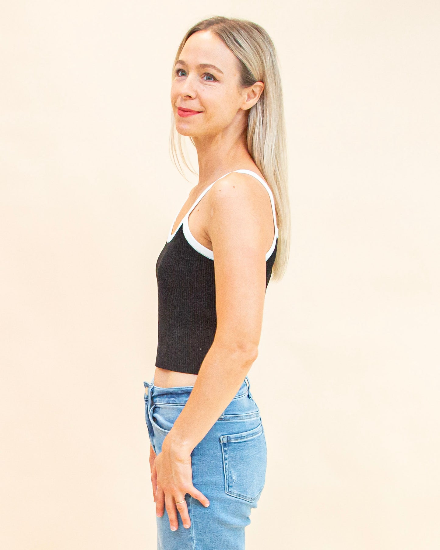 All Lining Up Tank in Black (9063348961531)