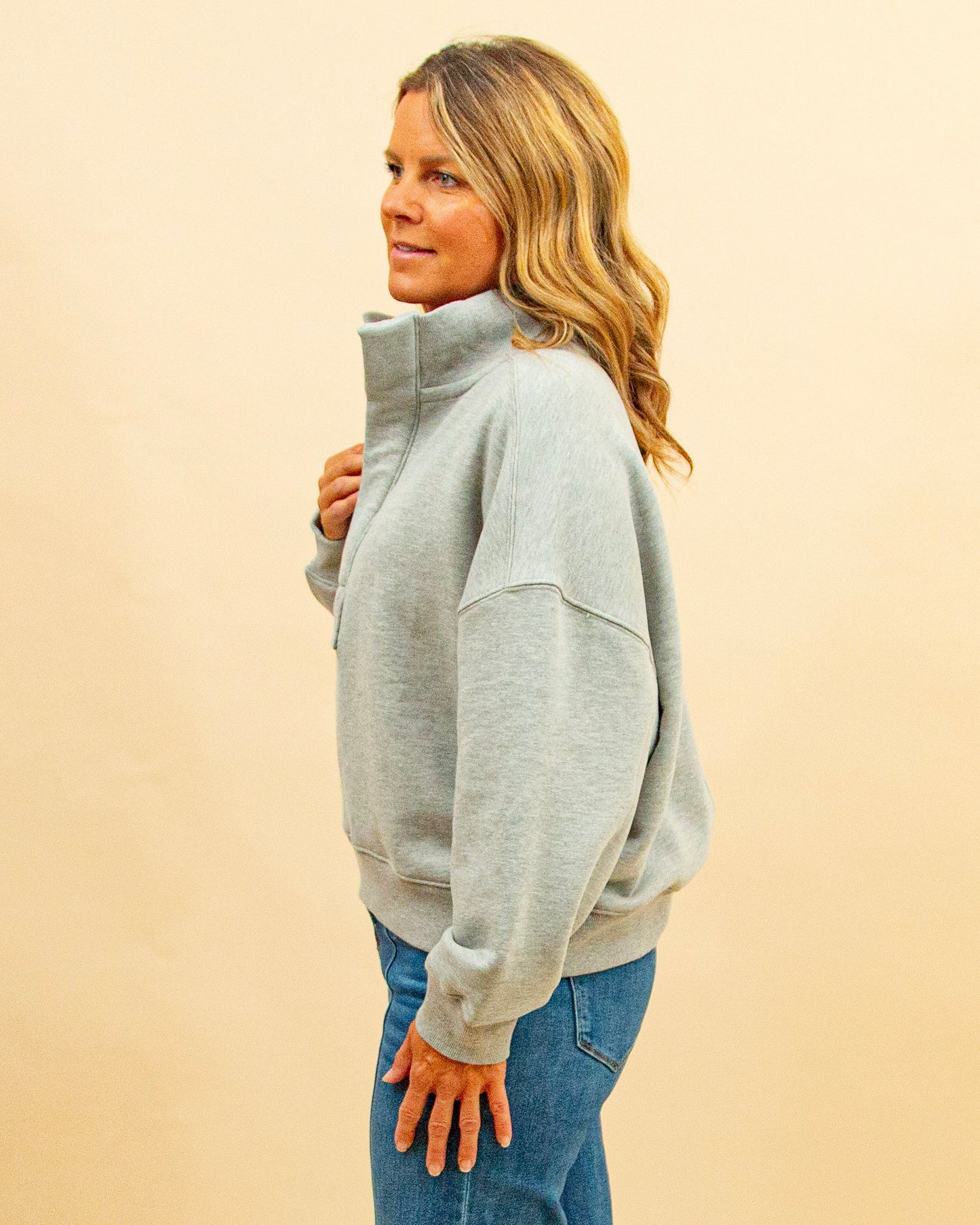 Timeless Pullover in Heather Grey (9105599430907)