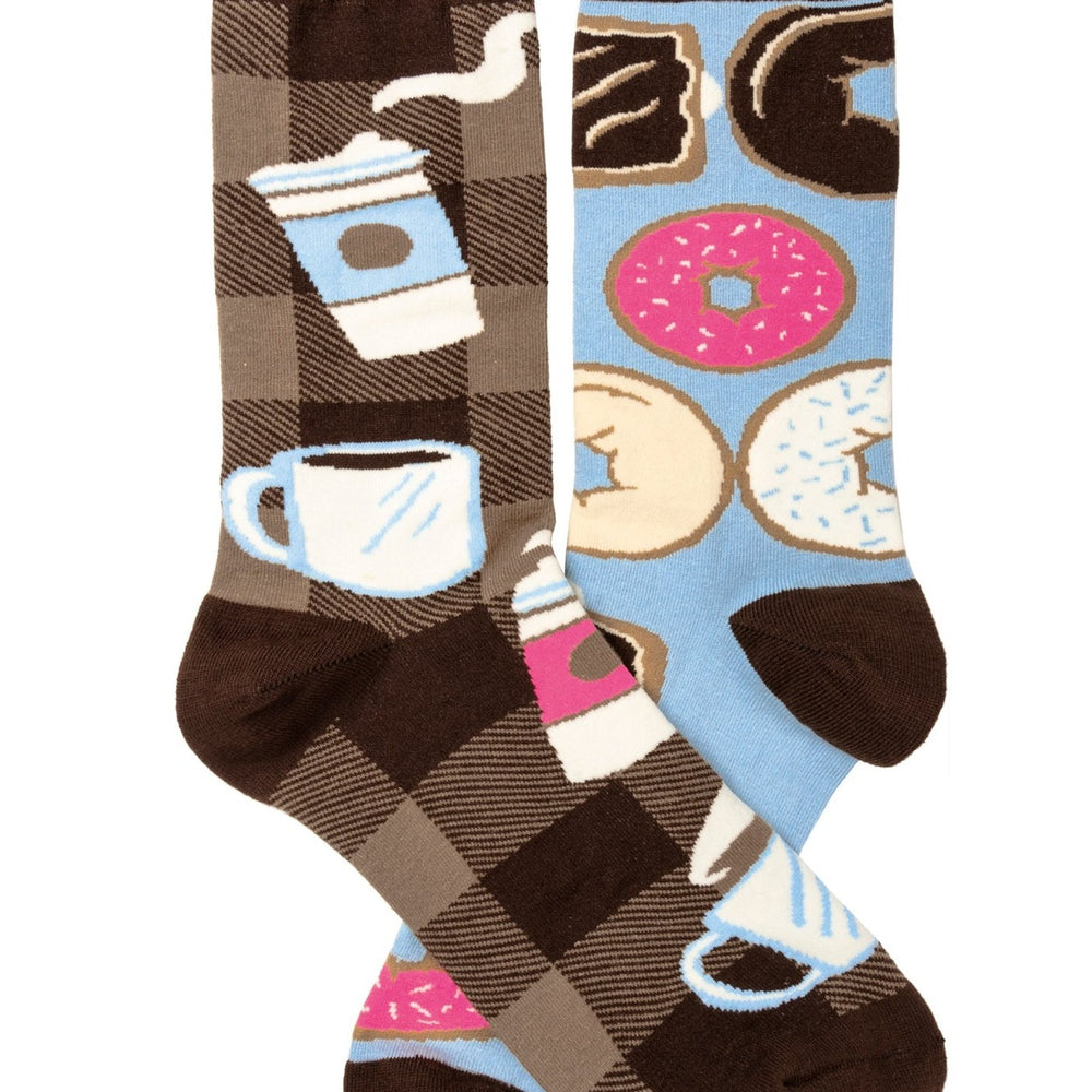 Coffee & Donuts Socks (8124773040379)