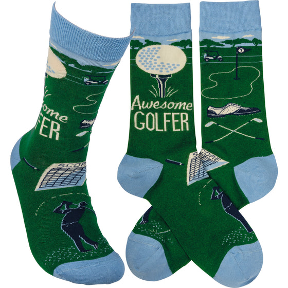 Awesome Golfer Socks (8124771827963)