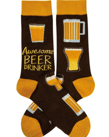  Awesome Beer Drinker Socks (8124773269755)