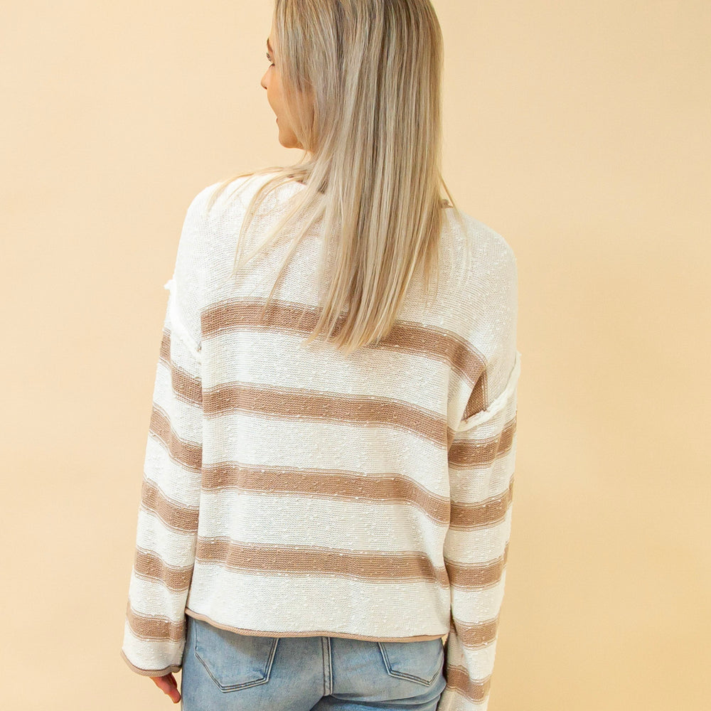 
                  
                    Follow Along Stripe Sweater in Poppy (8931860873467)
                  
                