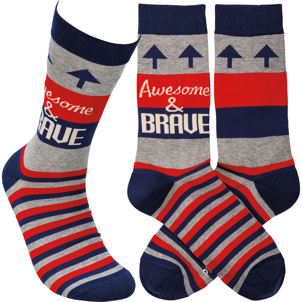 Awesome & Brave Socks (8192339181819)