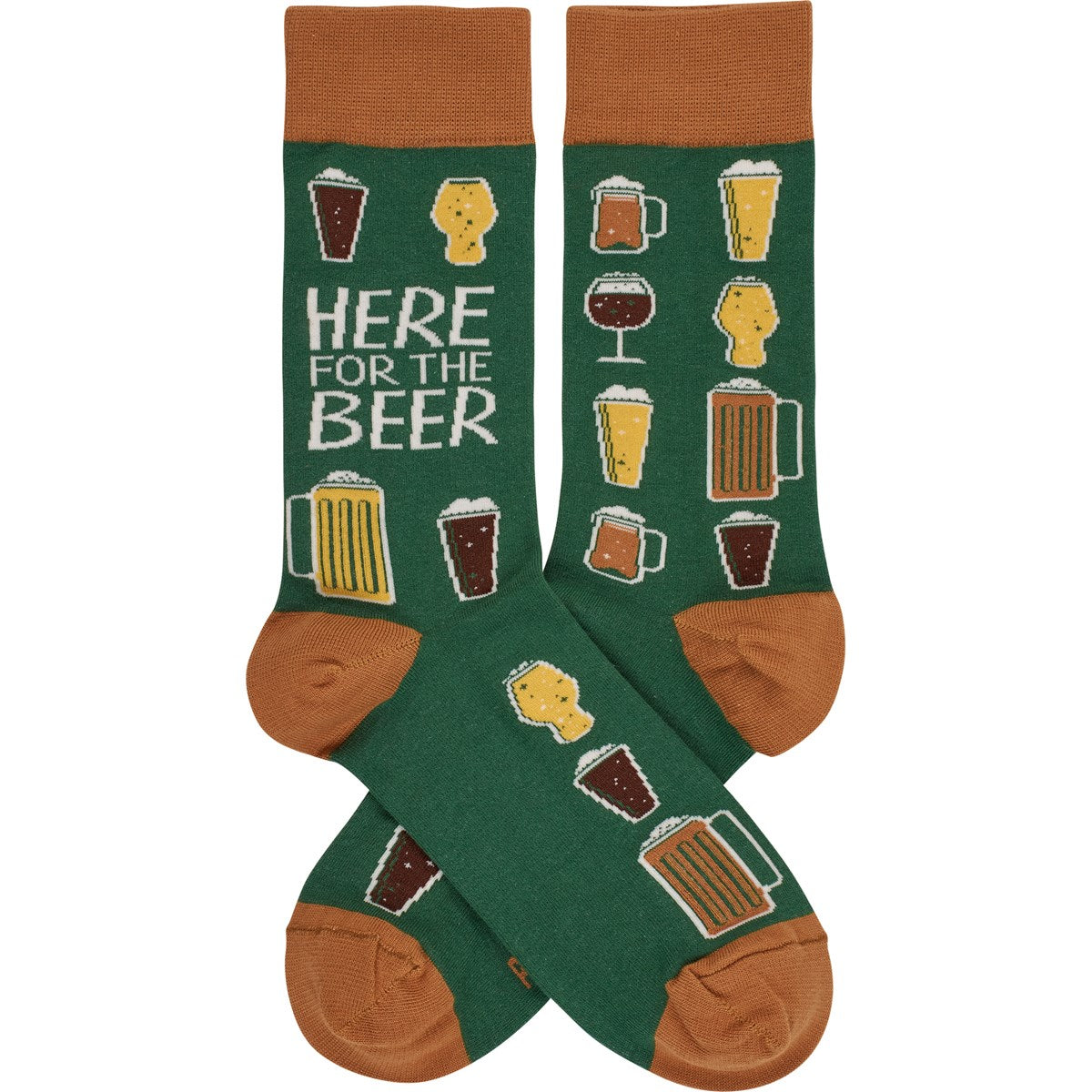 Here For The Beer Socks (8192339378427)