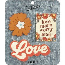  Love More Worry Less Magnet Set (8192338526459)