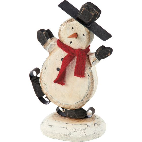 Snowman Skate Chunky Sitter (8192337707259)