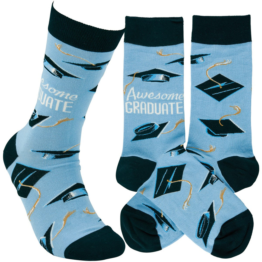 Awesome Graduate Socks (8582582173947)