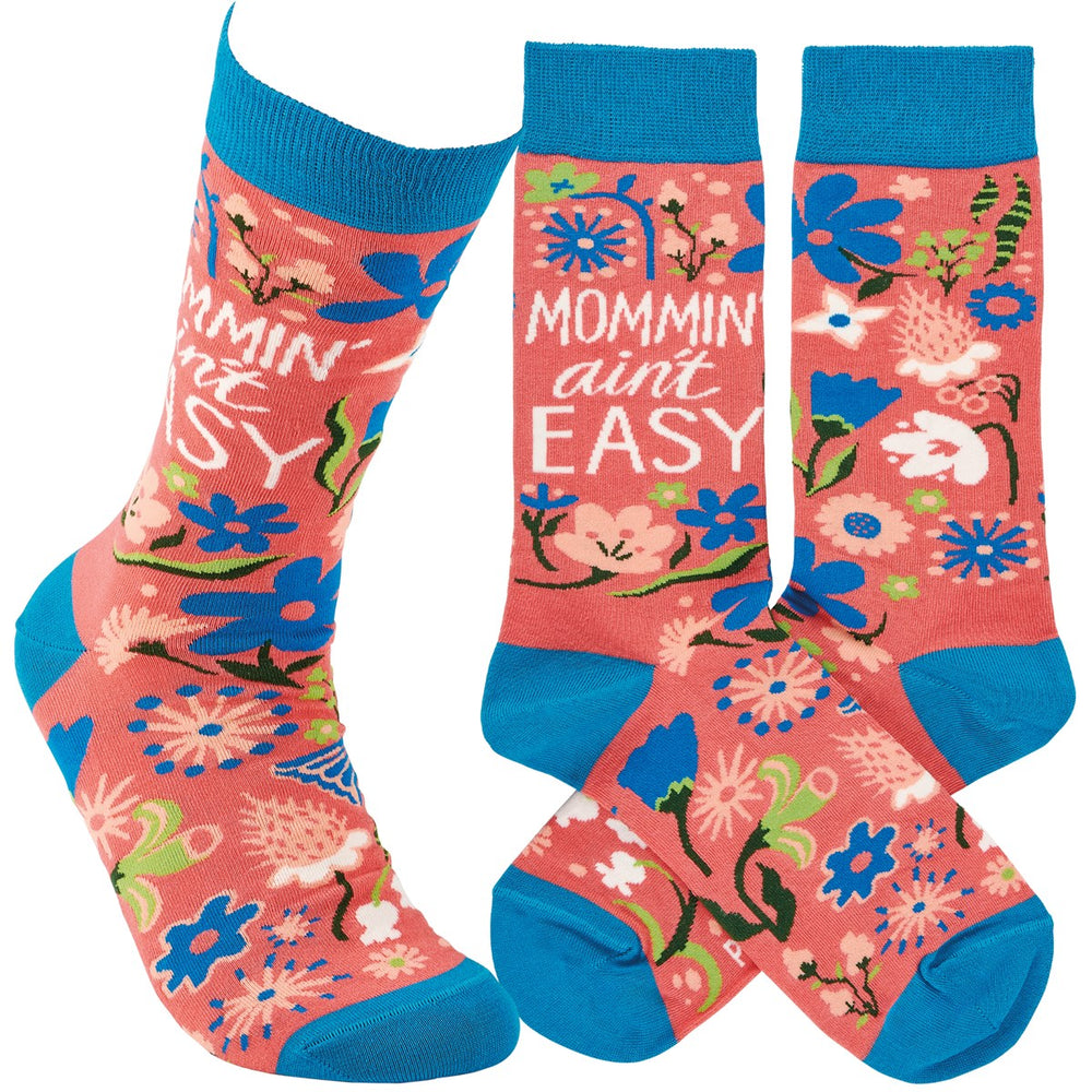 Mommin' Ain't Easy Socks (8582570246395)