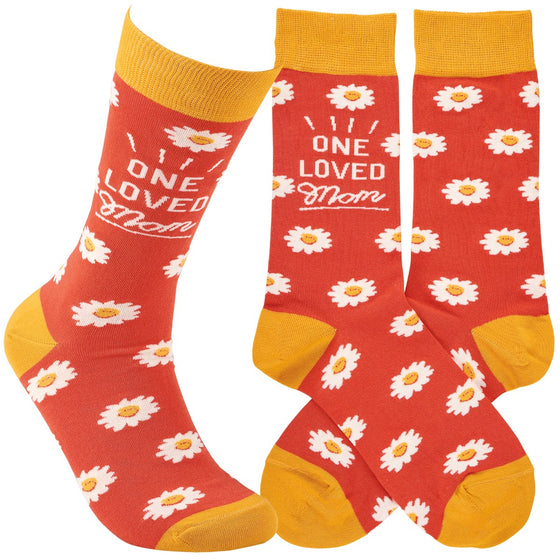 One Loved Mom Socks (8288243581179)