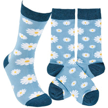  Blue Daisy Socks (8288244826363)
