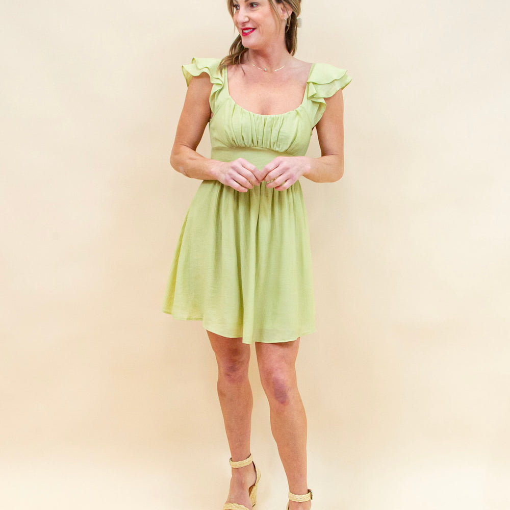 
                  
                    Let's Getaway Dress in Light Kiwi (8955518681339)
                  
                