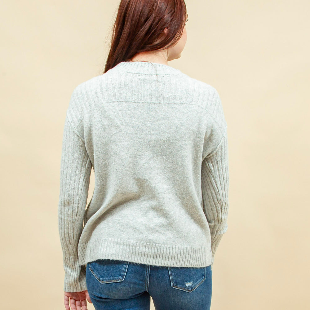 
                  
                    Silver Lining Sweater in Light Heather Grey (8941296025851)
                  
                