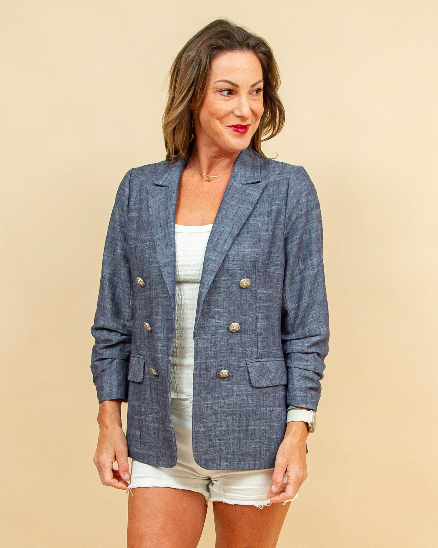Sail Away With Me Jacket in Denim Blue (8955104624891)