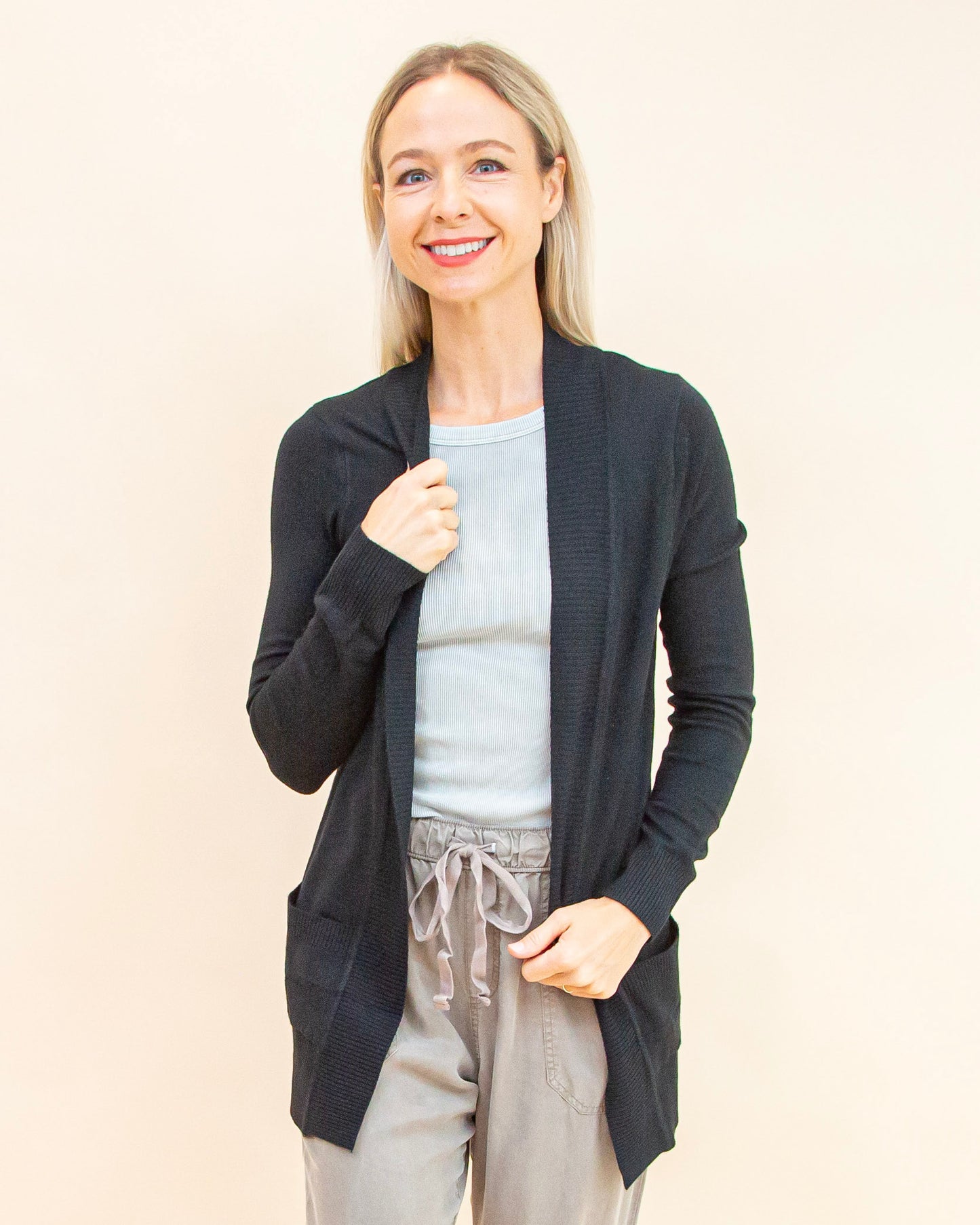 Born For This Cardi in Black (8162522923259)