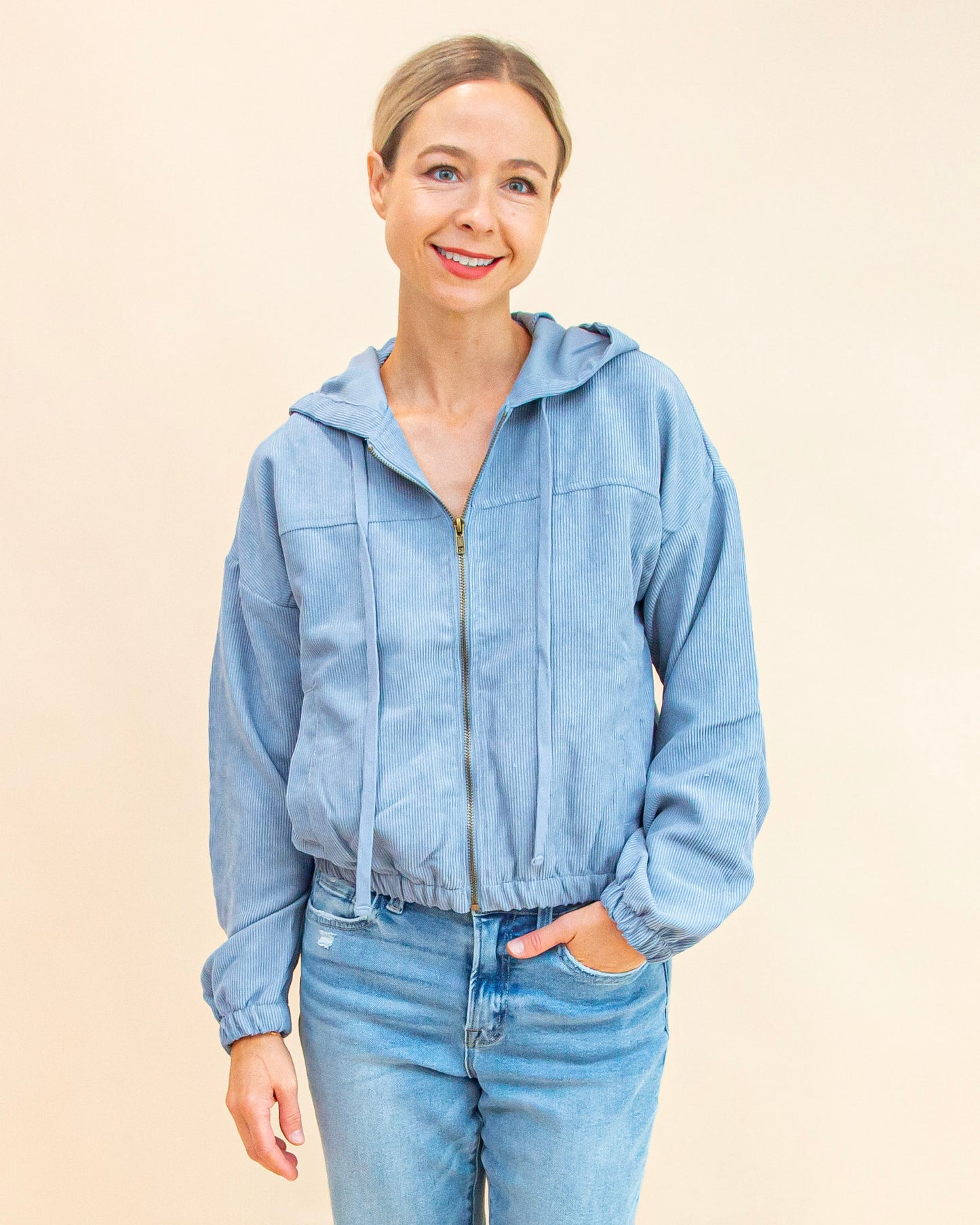 Corduroy Comfort Jacket in Blue (9062125535483)