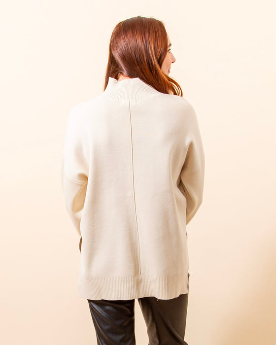 Elegantly Cozy Sweater in Cream (8154987331835)