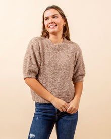  Small Talk Sweater in Taupe (8266919411963)