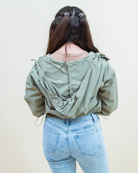 Windy Day Jacket in Lt Olive (8327073071355)