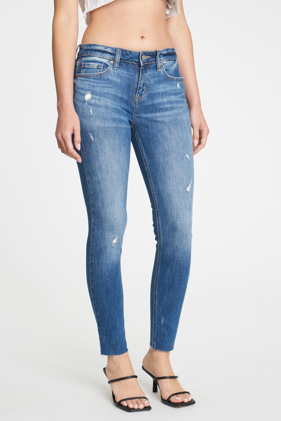 Jude Mid Rise Skinny Jeans in Now or Never (8198299451643)
