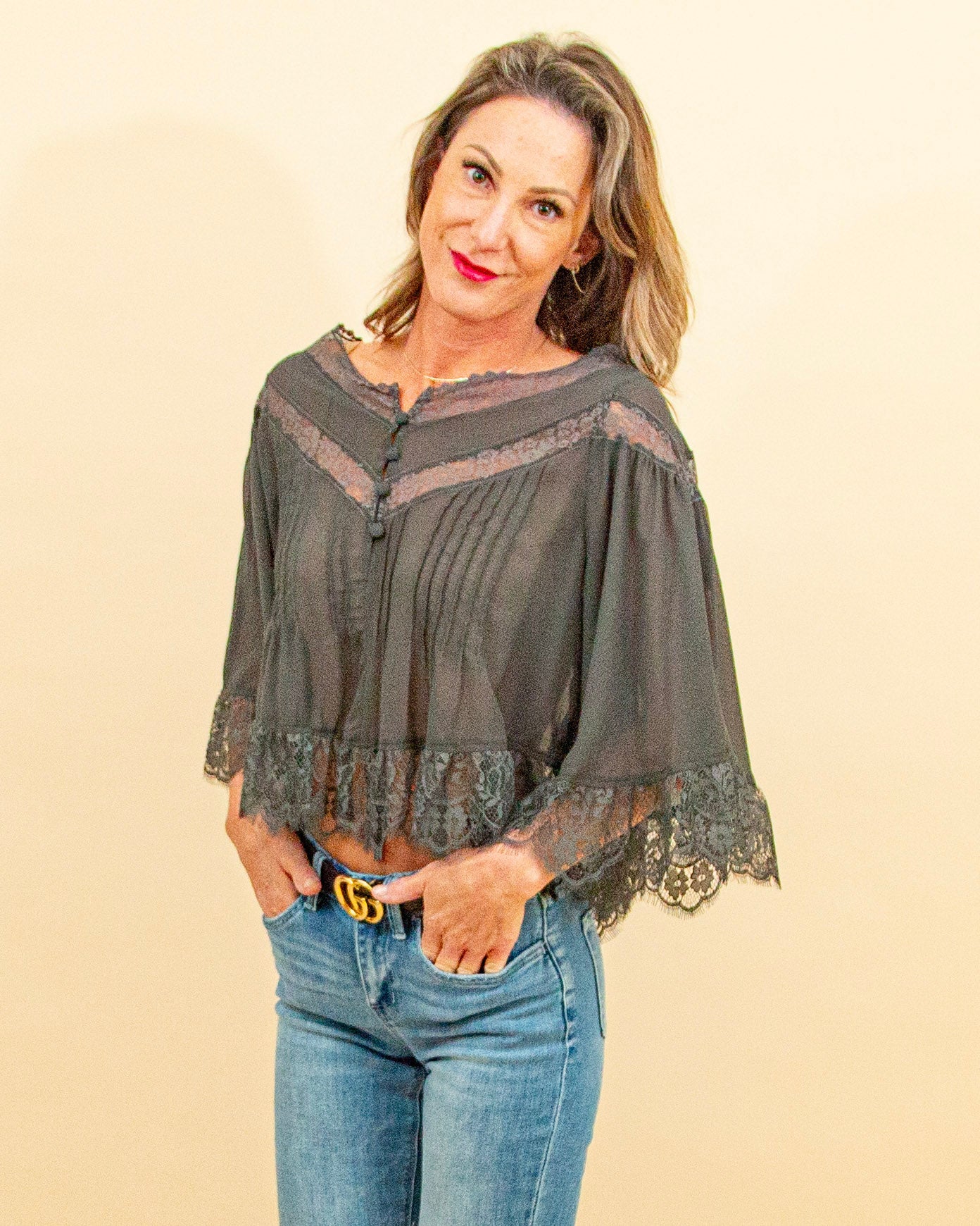 Bali Midnight Rain Top in Unexplored (9105599496443)