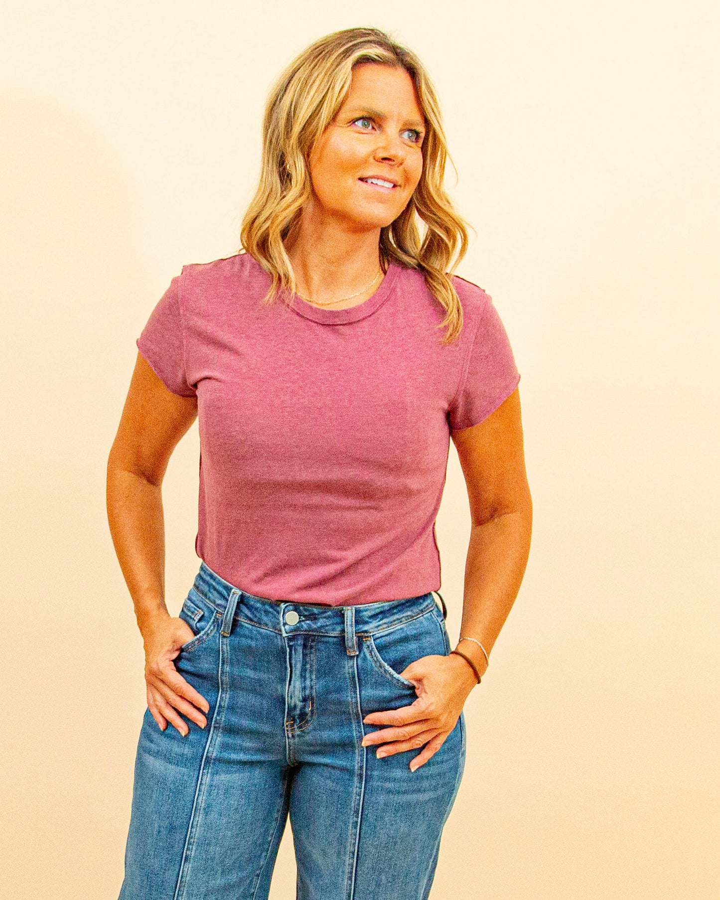 Nova Tee in Crushed Berry (9105599561979)