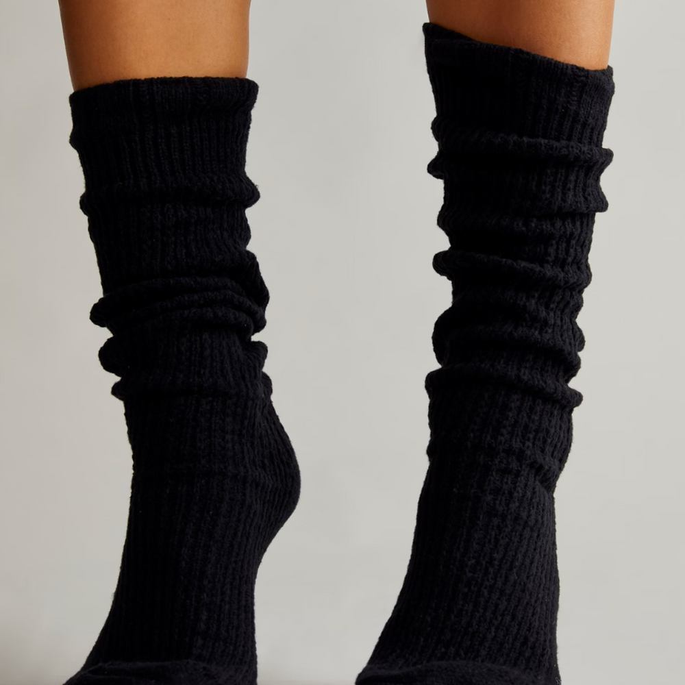 Staple Slouch Socks in Black (8844912754939)