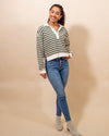 Sunday Stripes Sweater in Olive (8158774526203)