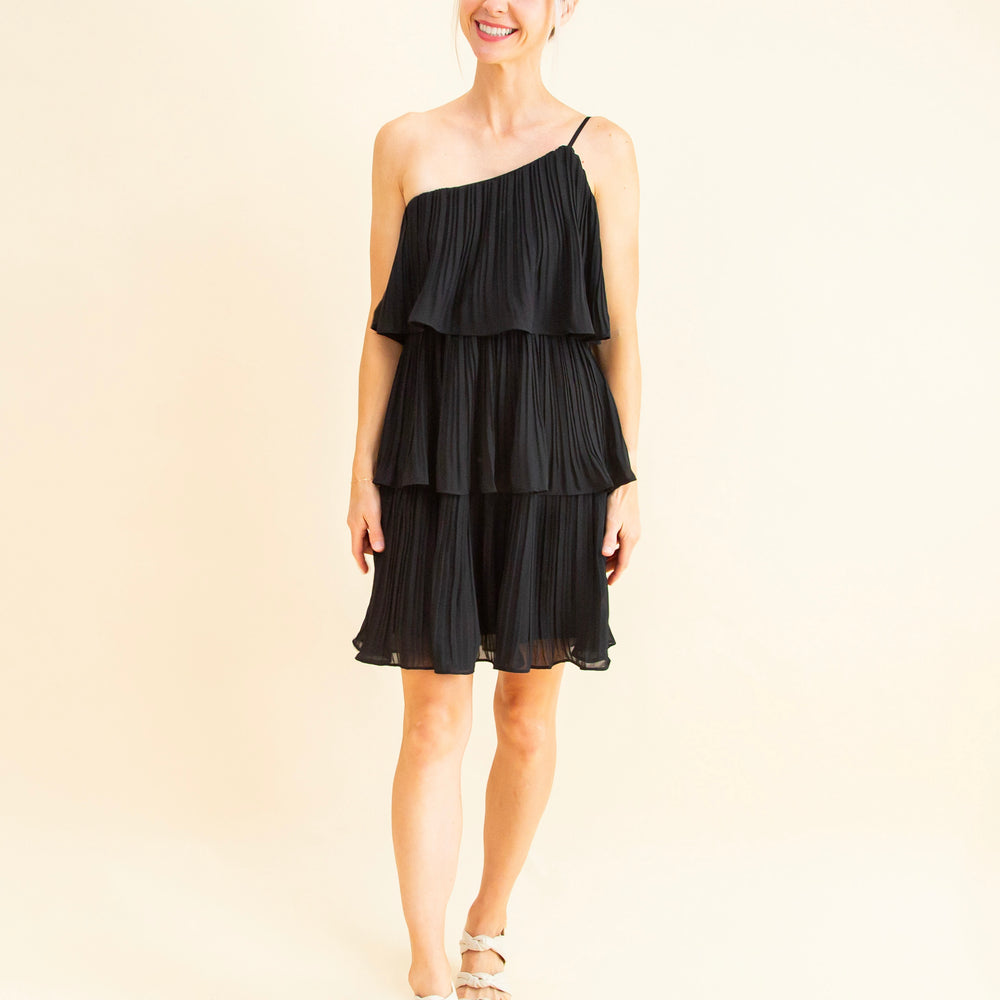 Date Night Dreams Dress in Black (8589875151099)