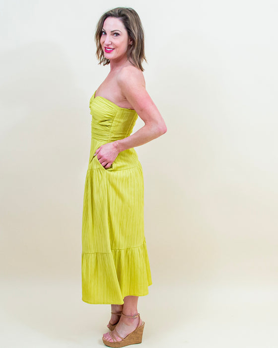 With A Twist Dress in Lime (8157346922747)