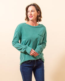  Fade Into You Top in Mermaid (8156707782907)