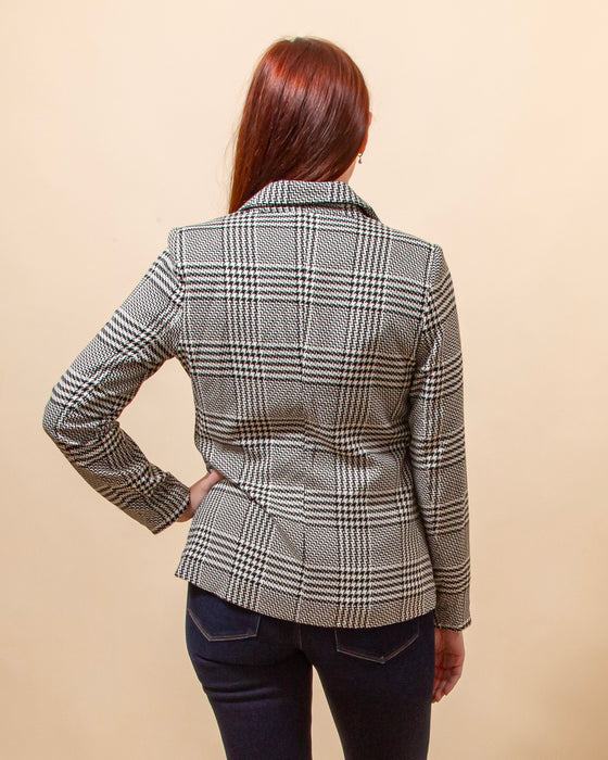Preppy Attitude Blazer in Black (8156791308539)