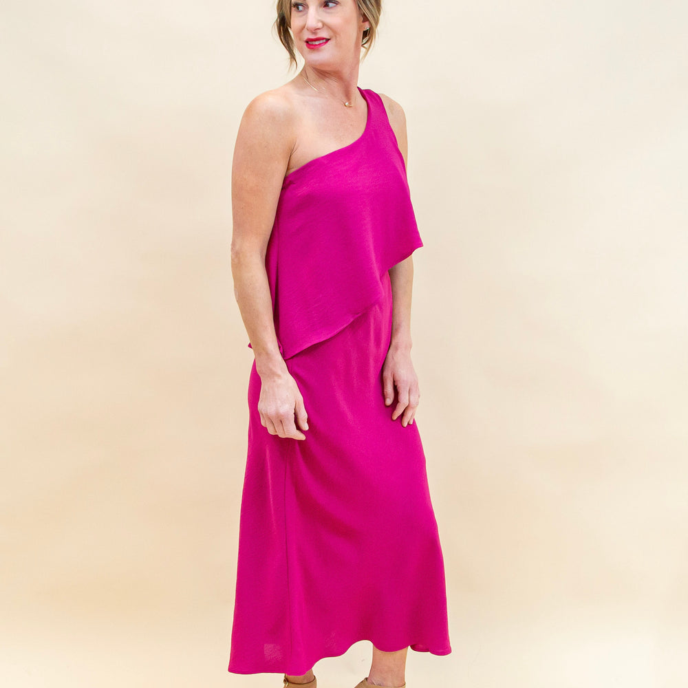 Bold Moves Dress in Magenta (8954604912891)