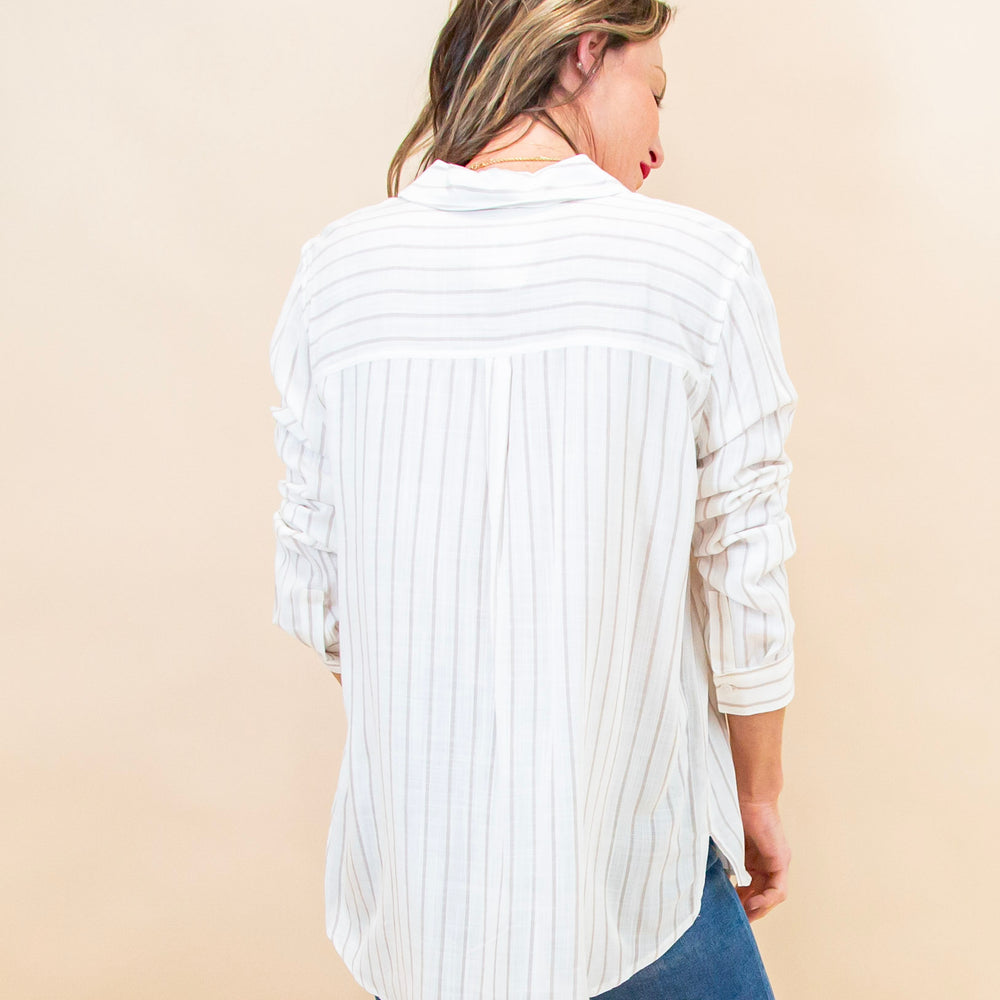 
                  
                    Settled in Stripes Top in Taupe (8992696140027)
                  
                