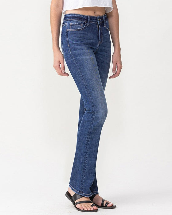 Titillating Mid Rise Bootcut Jeans (7811371630843)