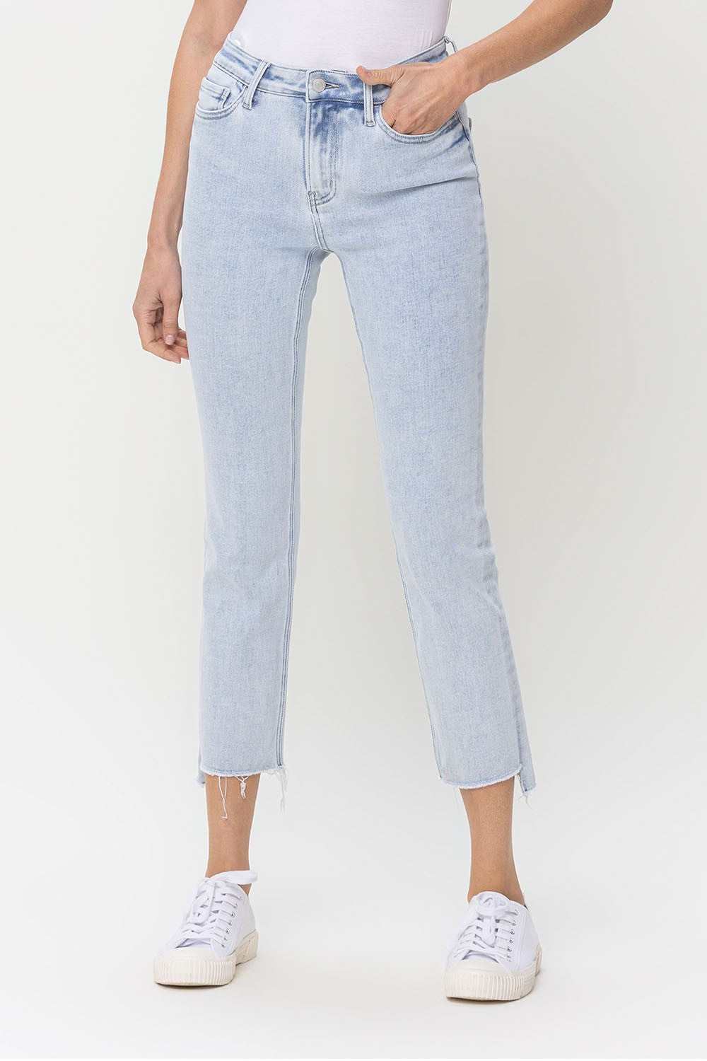 Notably High Rise Slim Straight Jeans (8308577140987)