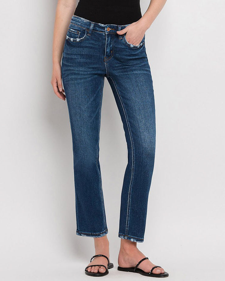 
                      
                        Wax Plant Mid Rise Ankle Straight Jeans (8826111787259)
                      
                    