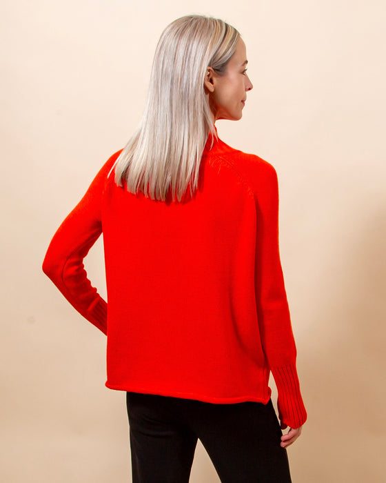 Out n About Sweater in Red Orange (8158150557947)