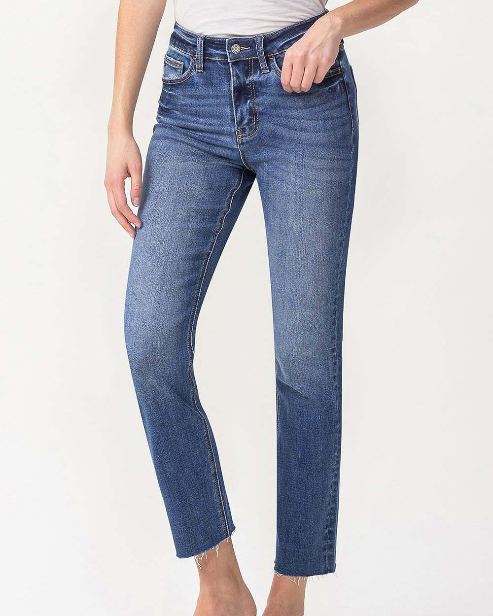 Masterfully High Rise Slim Straight Jeans (8773729255675)