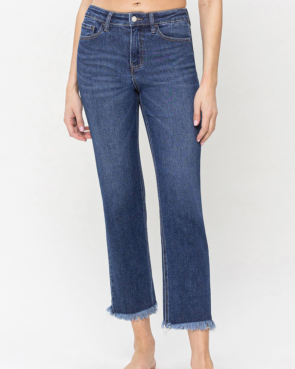 Fabulously High Rise Crop Straight Jeans (8773728633083)