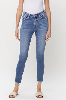  Deservedly High Rise Crop Skinny Jeans (8233408037115)